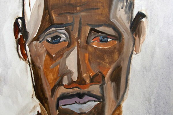 01 - Homme3 - 35X27 cm, Huile sur Toile - 2007