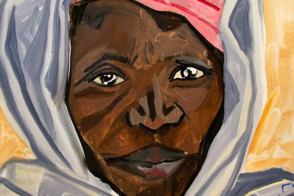 02 - Femme1 - 35X27 cm, Huile sur Toile - 2007 (collection particuliere)