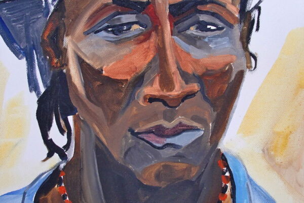 02 - Femme11 - 35X27 cm, Huile sur Toile - 2007