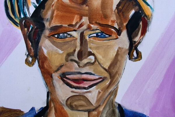 02 - Femme12 - 35X27 cm, Huile sur Toile - 2007