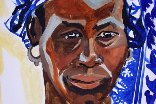 02 - Femme2 - 35X27 cm, Huile sur Toile - 2007