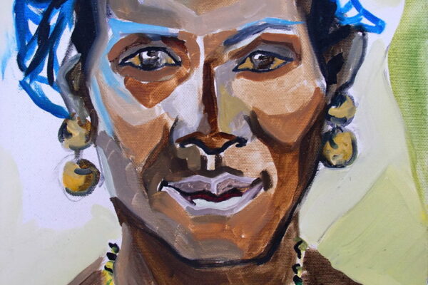 02 - Femme3 - 35X27 cm, Huile sur Toile - 2007