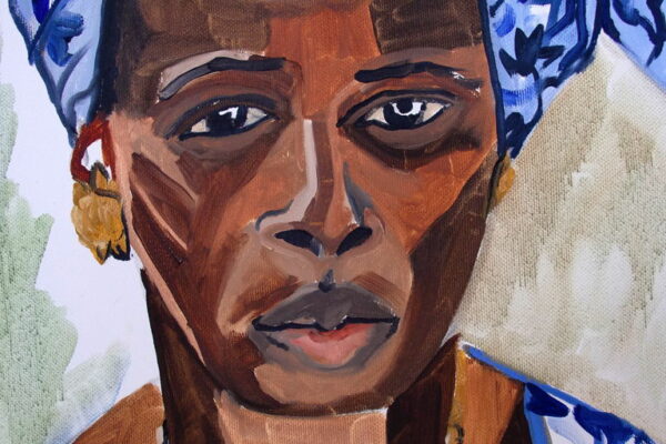 02 - Femme4 - 35X27 cm, Huile sur Toile - 2007