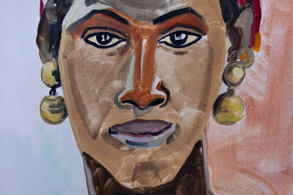 02 - Femme5 - 35X27 cm, Huile sur Toile - 2007