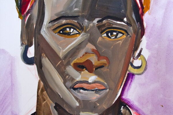 02 - Femme9 - 35X27 cm, Huile sur Toile - 2007