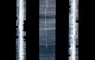 Weaving 0301 - 60 x 120 cm - Acrylique sur toile, 2016 (collection particulière)