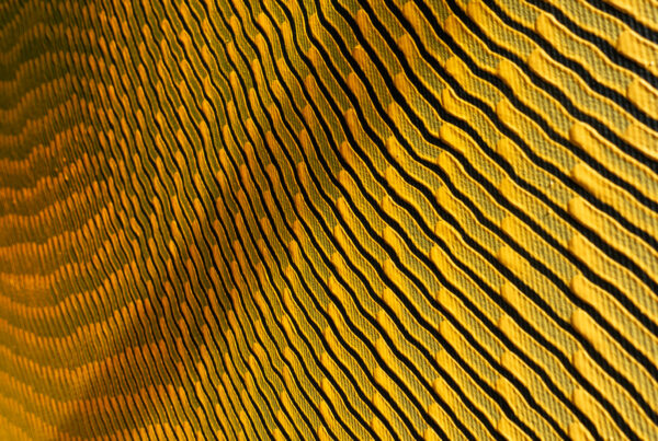 Détail 01 Indigo Or 01 2025 - 140 cm x 120 cm - huile sur toile