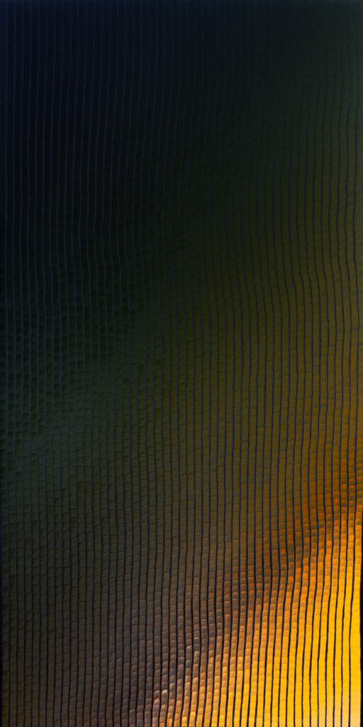 DSC05056 Indigo OR 04 2025 - 120 cm x 60 cm - huile sur toile