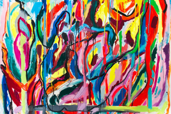 DSC05071 Live Painting 60' 04 2010 - 150 cm -150 cm - technique mixte