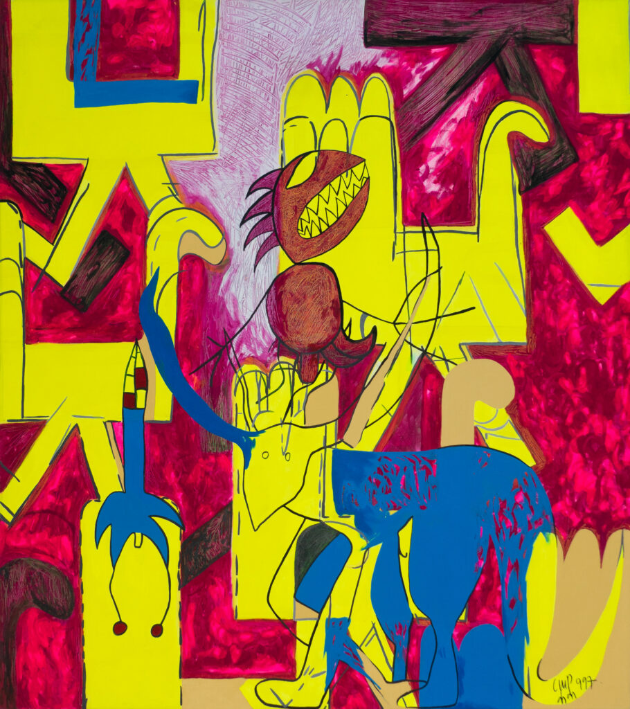 Enfance 03 1997 - 110X 120 cm - Acrylique sur toile