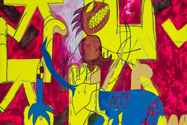 Enfance 03 1997 - 110X 120 cm - Acrylique sur toile