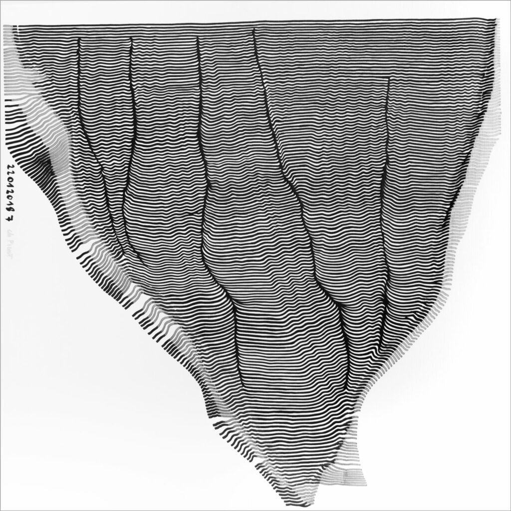 Now is gone 01012018 - Acrylique sur toile - 80cm X 80cm