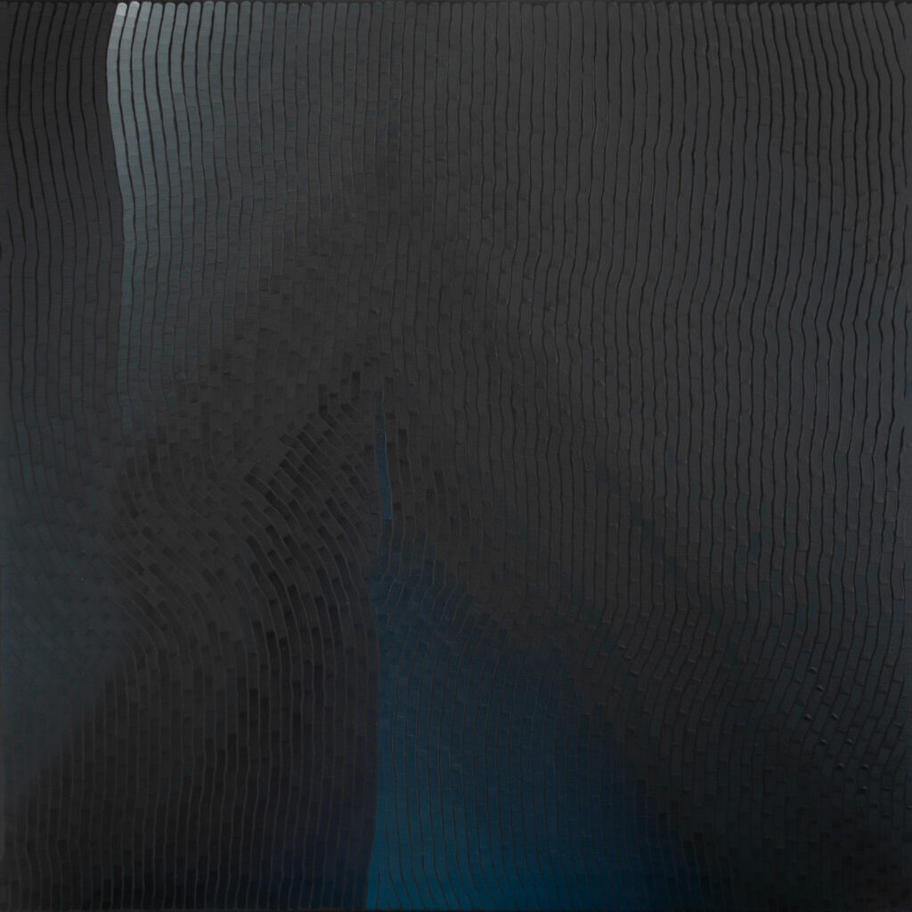 DSC05475-Indigo SIII 07 2022- 80 x 80 cm - Huile sur toile bis - 2022