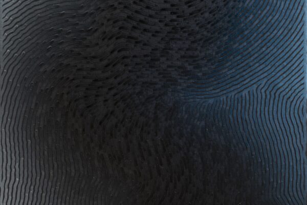 Indigo 12, série IV - 2022 - 50 x 50 cm - huile sur toile (collection privée)