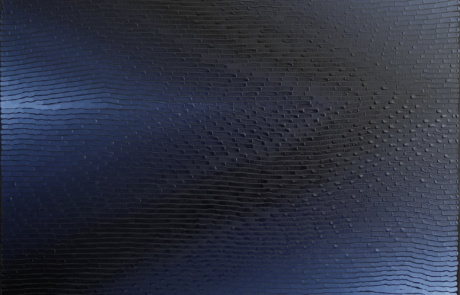 Série II WTB Indigo 21 - 80 x 80 cm - Huile sur toile - 2022